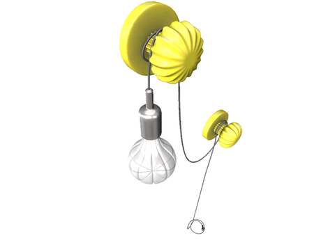 Second Life Marketplace - [Merak] - Wall Lamp (on/off)